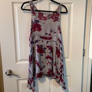 Free People Lace Inset Tunic